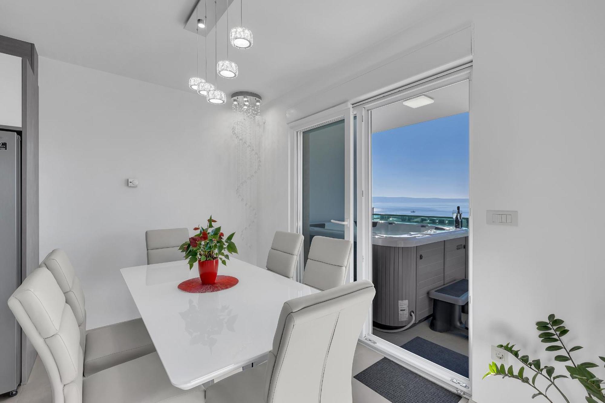 Exclusive Penthouse Big Blue With Private Jacuzzi Apartment Makarska Exterior photo